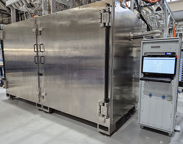 Figure 1: Two connected ProteoxQX units under system test, each with 6-Secondary-Insert configuration