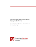 TeslatronPT App Note - Low Threshold FETs for Low Power Cryogenic Electronics